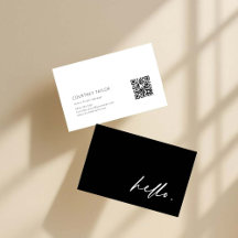 Moderne minimalistische professionelle Visitenkart