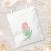 Moderne Minimalistische Protea Botanische Hochzeit Geschenktütchen (Ausgeschnitten)