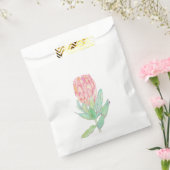 Moderne Minimalistische Protea Botanische Hochzeit Geschenktütchen (Versiegelt)