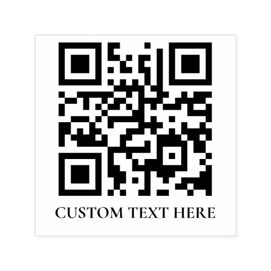 Moderne Minimalistische QR-Code-Branding-Gestaltun Permastempel (Design)