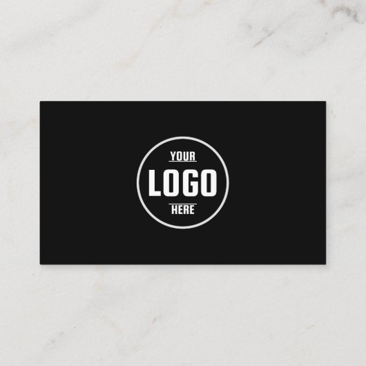 Moderne Minimalistische QR Code Business Card - Sc Visitenkarte (Rückseite)