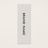 Moderne Minimalistische QR Code Closing Label Hang (Vorderseite)