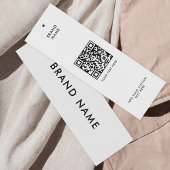 Moderne Minimalistische QR Code Closing Label Hang