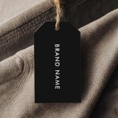 Moderne Minimalistische QR Code Closing Label Hang Geschenkanhänger