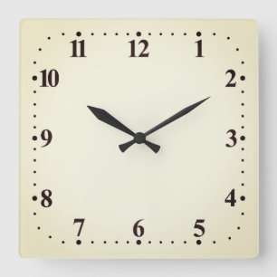 Moderne minimalistische quadratische Acryl-Wanduhr Wanduhr