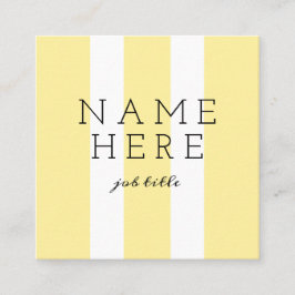 Moderne Minimalistische quadratische Visitenkarte