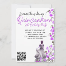 Moderne Minimalistische Quinceañera 15. Geburtstag
