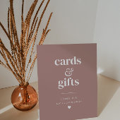 Moderne Minimalistische Quinceañera Karten und Ges Sockelschild