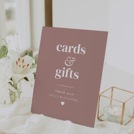 Moderne Minimalistische Quinceañera Karten und Ges Sockelschild