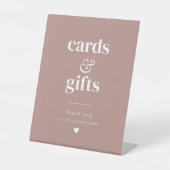 Moderne Minimalistische Quinceañera Karten und Ges Sockelschild (Vorderseite)