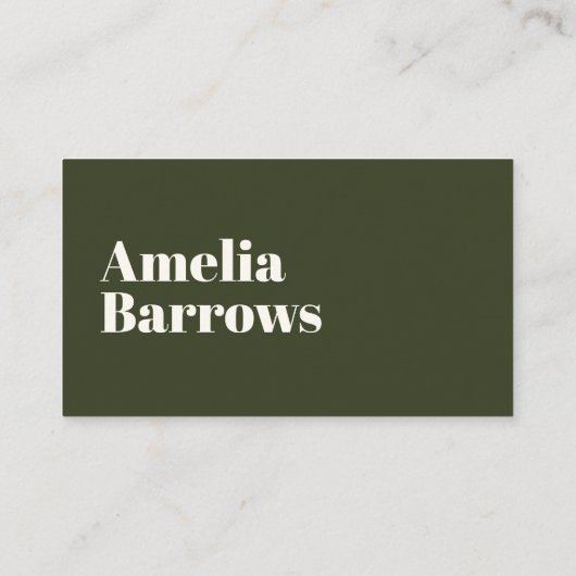 Moderne Minimalistische Retro Geometric Circles 70 Visitenkarte (Rückseite)