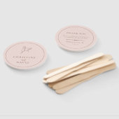 Moderne Minimalistische Rose Boho Blume Wedding Fächer (Non-assembled)