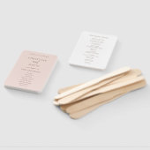 Moderne Minimalistische Rose- und White-Wedding-Pr Fächer (Non-assembled)