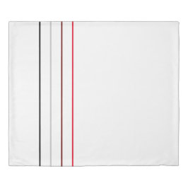 Moderne Minimalistische rote schwarze Linien