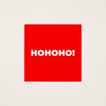 Moderne minimalistische rote Weihnachtsmann Visite