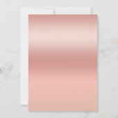 Moderne Minimalistische Rustikale Hochzeitseinladu Einladung (Rückseite)