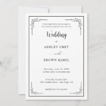 Moderne Minimalistische Saubere Frontale Hochzeits