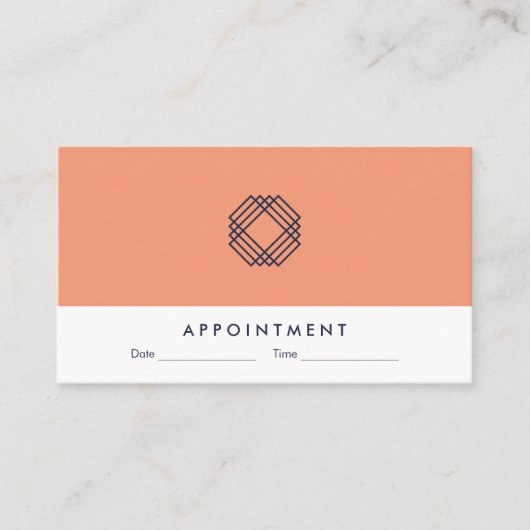 Moderne Minimalistische saubere Visitenkarte (Vorderseite)