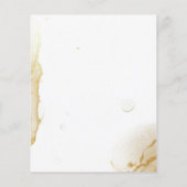 Moderne minimalistische Save the Date Karte (Rückseite)