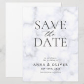 Moderne Minimalistische Save the Date-Karte Date (Vorne/Hinten)