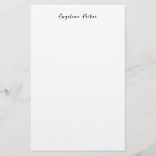 Moderne Minimalistische Schlichte Niedliche Kallig Briefpapier
