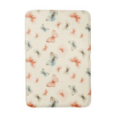 Moderne Minimalistische Schmetterlinge Badematte (Vorderseite Vertikal)