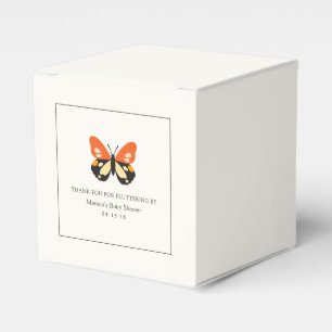 Moderne minimalistische Schmetterlings-Baby-Party  Geschenkschachtel