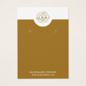 Moderne Minimalistische Schmuckkarte (Vorderseite)