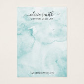 Moderne Minimalistische Schmuckkarte (Vorderseite)