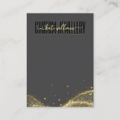 Moderne Minimalistische Schmuckkarte Visitenkarte (Vorderseite)