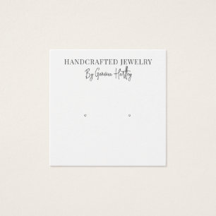 Moderne Minimalistische Schmuckkarten