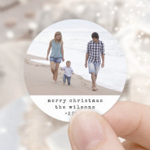 Moderne Minimalistische Schreibmaschine frohe Weih