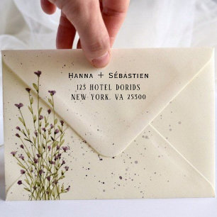 Moderne Minimalistische Schrift   Hochzeit Permastempel