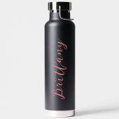 Moderne Minimalistische Schrift Personalisiert Trinkflasche