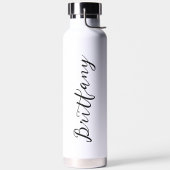 Moderne Minimalistische Schrift Personalisiert Trinkflasche