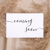 Moderne Minimalistische Schwangerschaftsankündigun Ankündigung