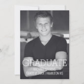 Moderne Minimalistische Schwarz-Weiß-Ausbildung Ankündigung (Vorderseite)