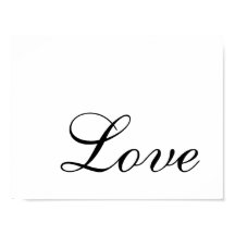 Moderne Minimalistische Schwarz-Weiß-Elegante Lieb