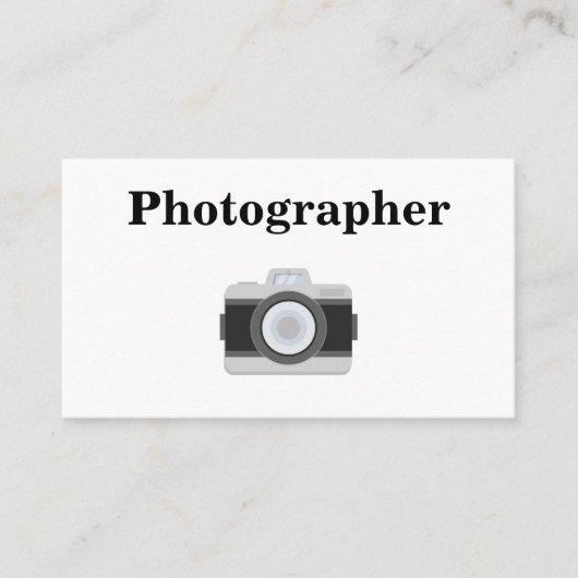 Moderne Minimalistische Schwarz-Weiß-Typografie Bu Visitenkarte (Vorderseite)