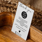 Moderne minimalistische Schwarz-weiße Ordnung Viel Visitenkarte