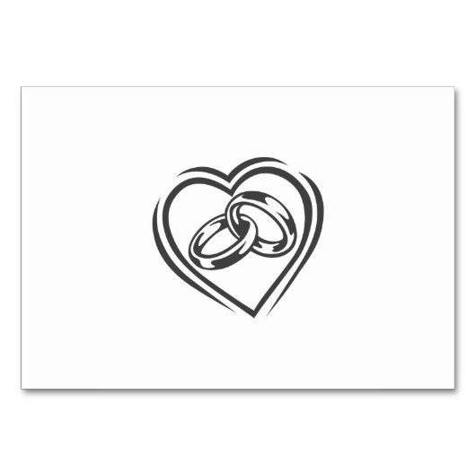 Moderne Minimalistische Schwarze Tischnummer (Rückseite)