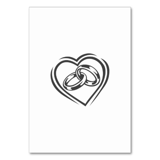 Moderne Minimalistische Schwarze Tischnummer (Rückseite)