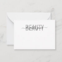 Moderne Minimalistische Signatur Schwarz/Weiß