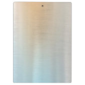 Moderne Minimalistische silberne Reflexion Klemmbrett (Rückseite)