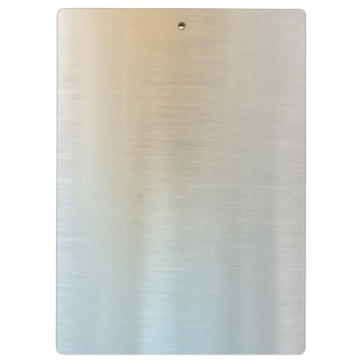 Moderne Minimalistische silberne Reflexion Klemmbrett (Rückseite)