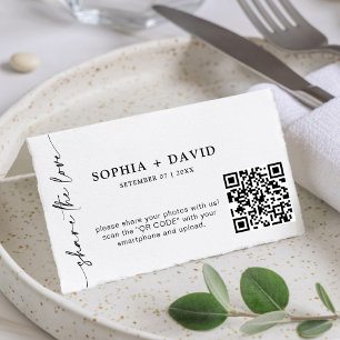 Moderne Minimalistische Skripterfassung Der QR-Cod