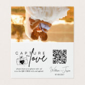 Moderne Minimalistische Skripterfassung Der QR-Cod (Außenseite Aufgefaltet)