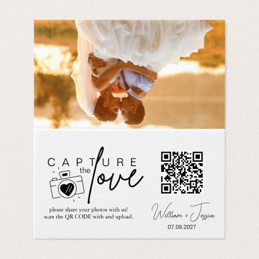 Moderne Minimalistische Skripterfassung Der QR-Cod (Außenseite Aufgefaltet)