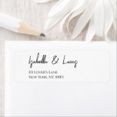 Moderne Minimalistische Skripthochzeit (Insitu)