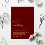 Moderne minimalistische SkriptWedding Real Folieneinladung<br><div class="desc">Feiern Sie stilvoll mit diesen stilvollen und sehr trendigen Einladungen für Hochzeiten. Dieses Design lässt sich leicht mit Ihrer speziellen Veranstaltungssprache personalisieren und Ihre Gäste werden begeistert sein,  wenn sie diese fantastischen Einladungen erhalten. Das Cover-Foto wurde unter Verwendung von Ressourcen von Freepik.com entworfen</div>